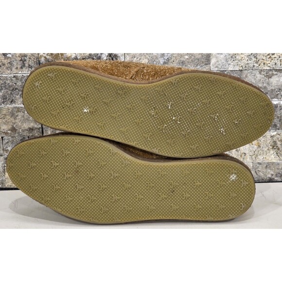 Trask Italian Suede Ankle Boot Brown Horn Toggle Bootie Womens Carissa 8M - Picture 6 of 14